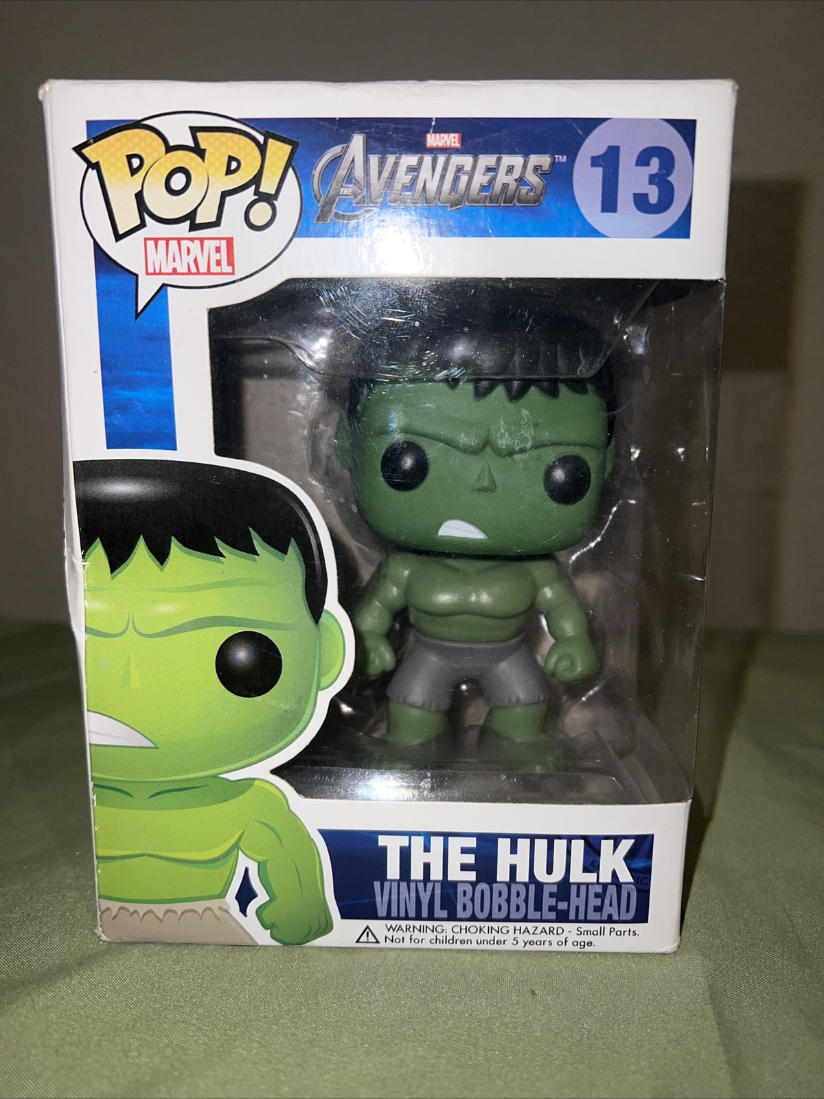 Sale Funko Pop! Figures - Avengers Movie - Hulk #13 Vaulted Model*Non-Mint Box*