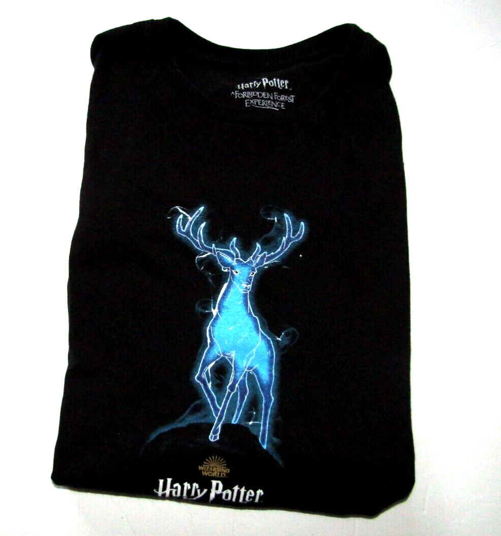 Rare Exclusive Harry Potter Forbidden Forest Experience Stag Tee
