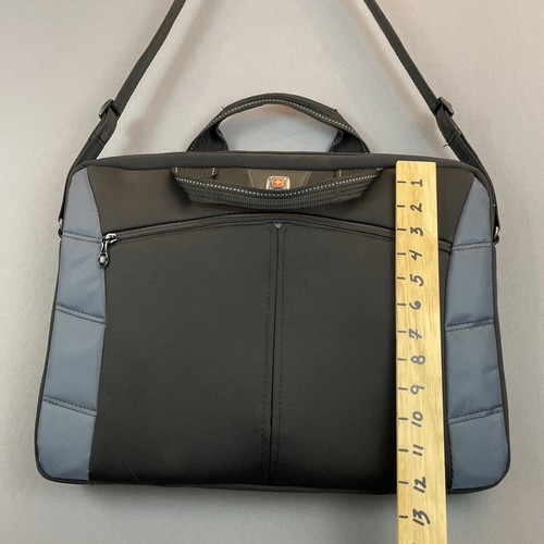 SWISSGEAR by WENGER The Sherpa 17.3" Laptop Case Slim Messenger Travel Bag - Picture 4 of 13