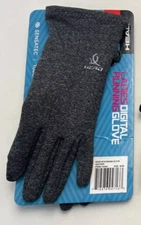 NEW Head Running Gloves Digital Women's Sensatec GREY SMALL