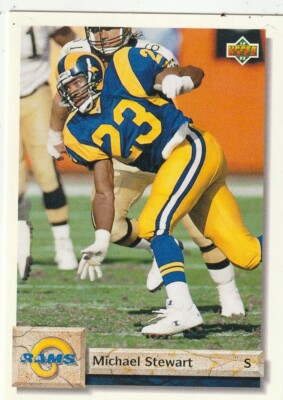 #ad FREE SHIPPING MINT 1992 Upper Deck Michael Stewart #249 RAMS PLUS BONUS CARDS $1.48