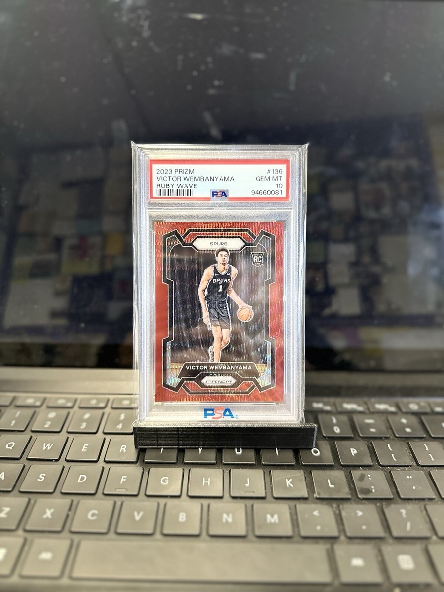 2023-24 Panini Prizm - Victor Wembanyama #136 Ruby Wave