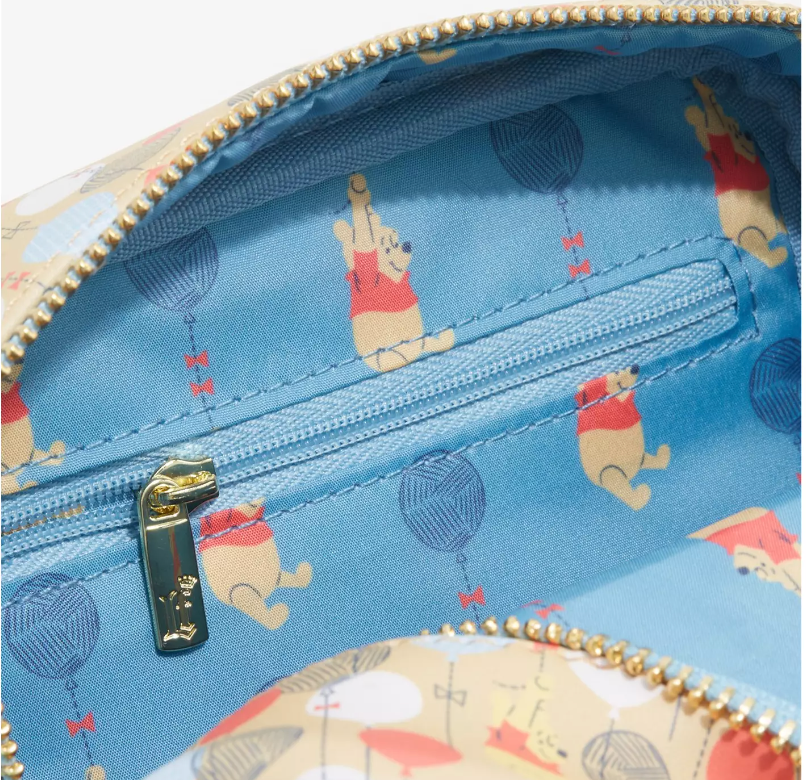Loungefly Disney Winnie the Pooh Balloons Allover Print Crossbody Bag Loungefly Disney Winnie the Pooh Balloons Allover Print  main image 2