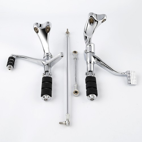 Forward Controls Pegs Levers Linkages For Harley Sportster XL 883 XL1200 Custom - Picture 11 of 18