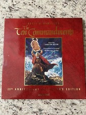 THE TEN COMMANDMENTS LASERDISC 35TH ANNIVERSARY COLLECTOR EDITION 3 DISC BOX SET