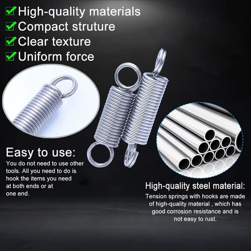 Muelles extensibles de extensión de tensión de expansión de acero inoxidable de 0,3 mm - Imagen 14 de 14