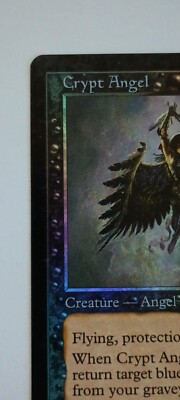 MTG　墓所の天使/Crypt Angel ポルトガル語版FOIL　旧枠　INV MTG CRYPT ANGEL INVASION FOIL RARE BLACK CREATURE LP/NM RETRO