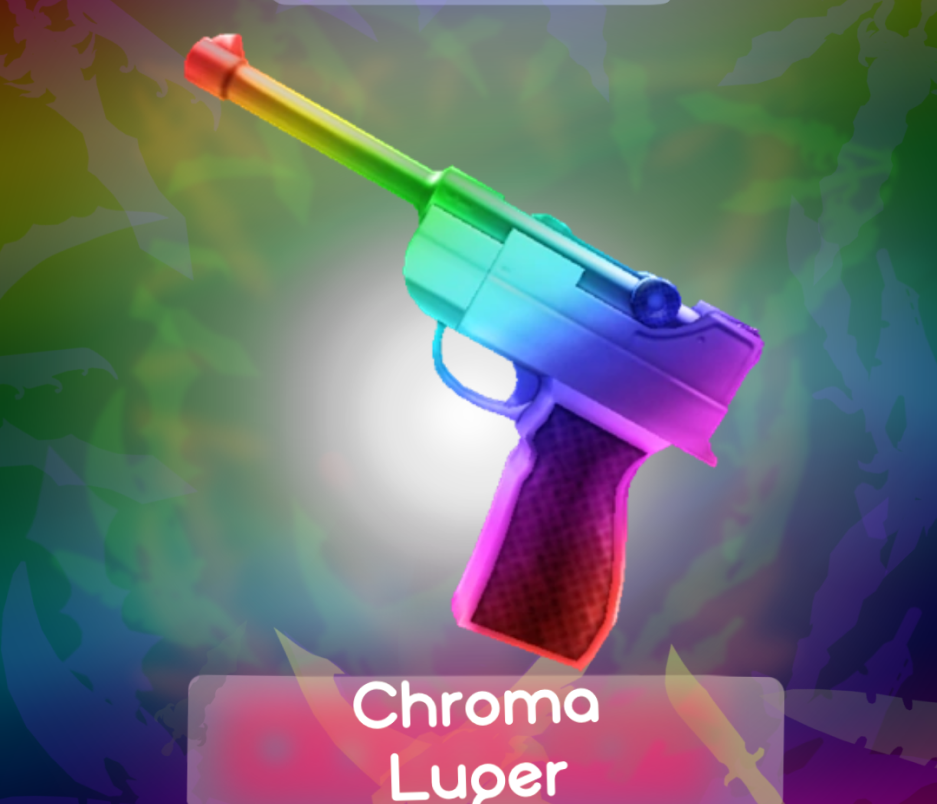 Chroma Luger Gun, Trade Roblox Murder Mystery 2 (MM2) Items