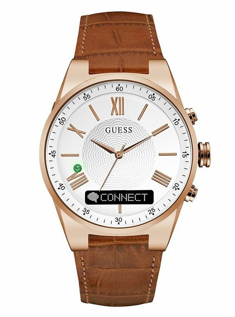Gold GUESS Connect Unisex Luxury Smartwatch C0002mx Bluetooth  Iphone/android | Compra online en eBay