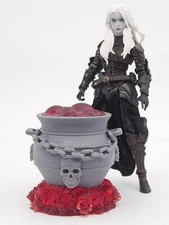 Custom 3d Printed Baba Yaga's Cauldron accessory diorama piece for 1/12 Scale