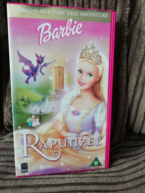 barbie as rapunzel vhs