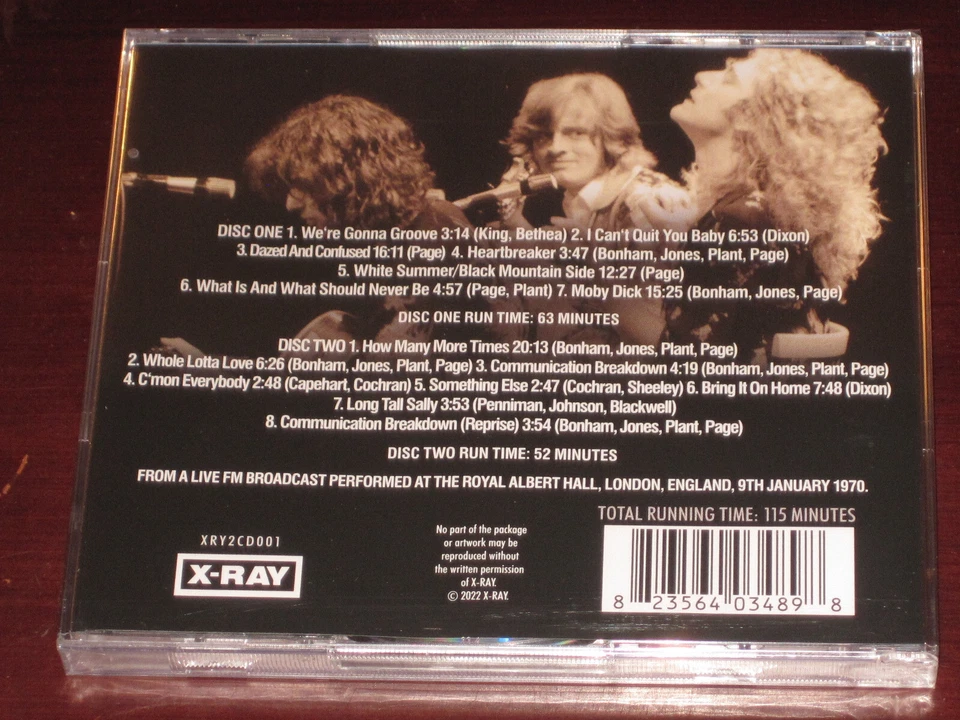 Led Zeppelin: Jimmy's Birthday Bash - Albert Hall, January 1970 2 CD Set UK NEW - Image 2 of 2
