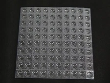 Tattoo Color Holder 200 wells 2 sheets Clear