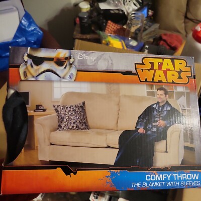 5/mo - Finance STAR WARS Comfy Throw Blanket with Sleeves, Adult-48 x 71 Inches, Being Darth Vader | Buy Now, Pay Later