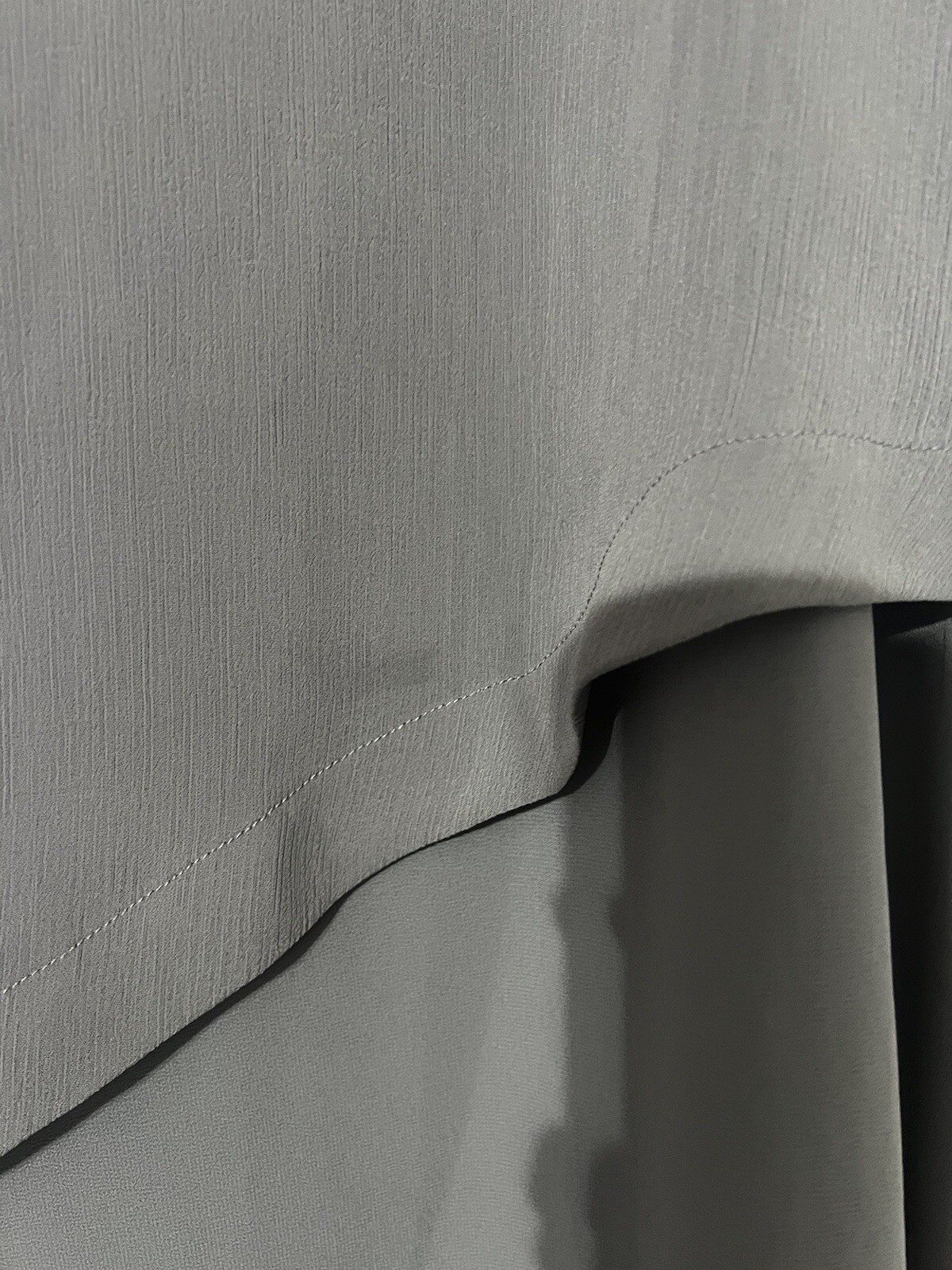 Soft Surroundings Medium Gray Layered Flowing Asy… - image 3