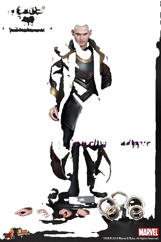 Figuras de acción Hot Toys Loki y accesorios