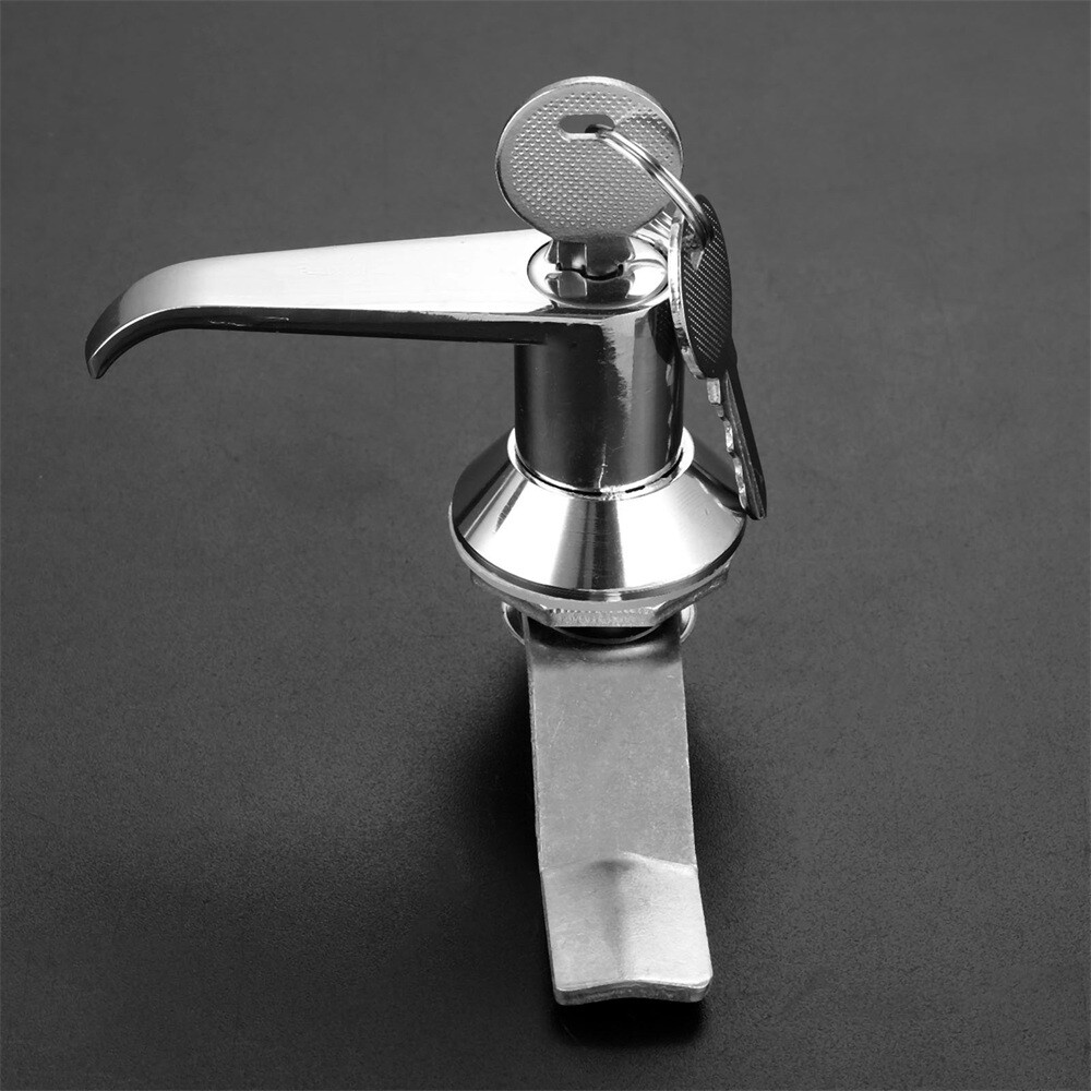 Replace Kit Cabinet Cam Handle Lock & Locking Plate & Lock For