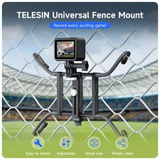Structure Flexible Fence Mount for DJI Action Insta360 Sport Cameras Shooting