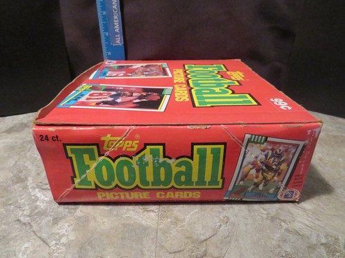 1990 caja de violonchelo de fábrica de fútbol superior (24 paquetes/35 tarjetas) novato costero - Imagen 6 de 7