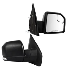 Towing Mirror For 2007-2014 Ford F150 Turn Signal Puddle Light Power Heated