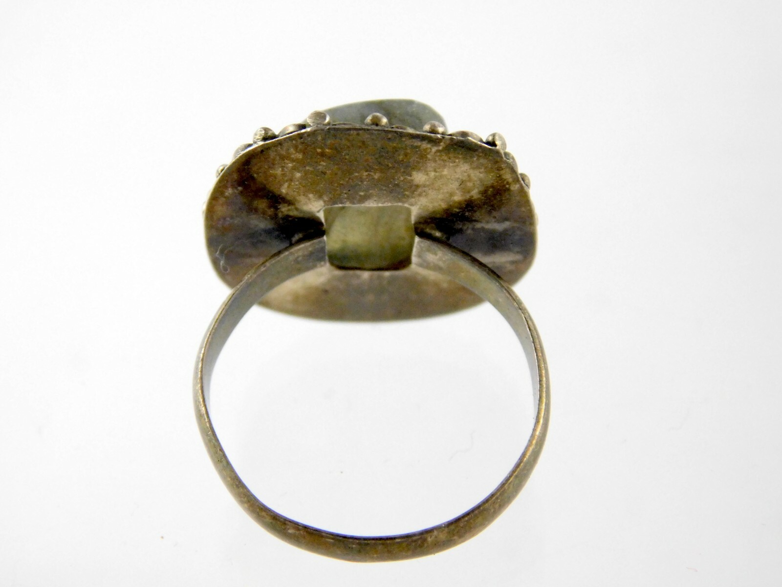 Sterling Silver Rectangular Labradorite Statement… - image 4