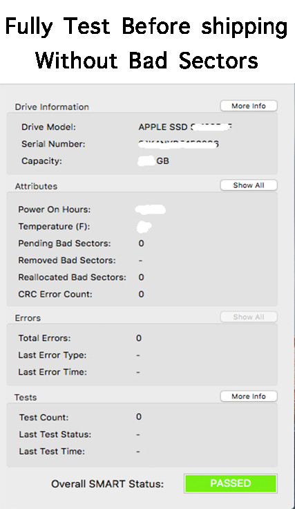 1TB SSD Solid State Drive for Apple Macbook Pro 15