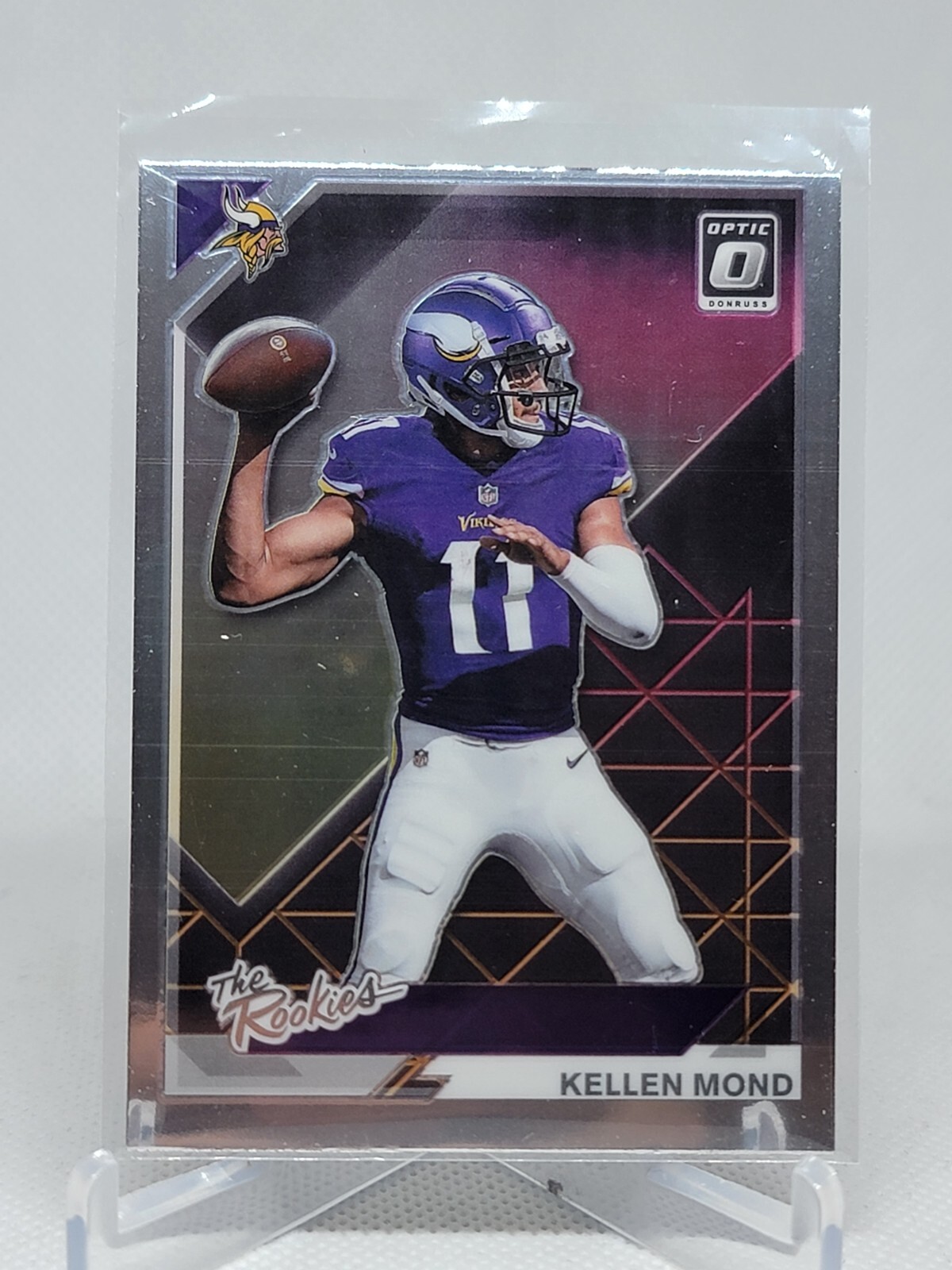 2021 Donruss Optic The Rookies #TR15 Kellen Mond Vikings Rookie Insert Card D8B