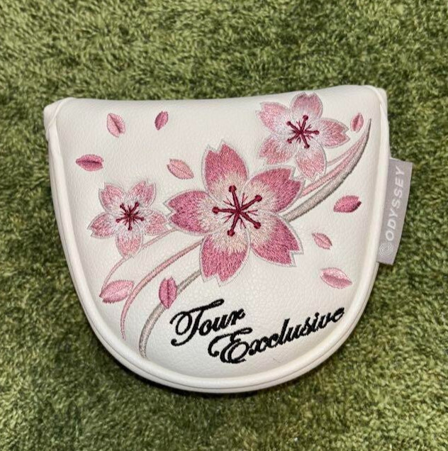 Odyssey 2024 "Sakura" Blade Mallet Headcover Japan Tour Limited quantity model