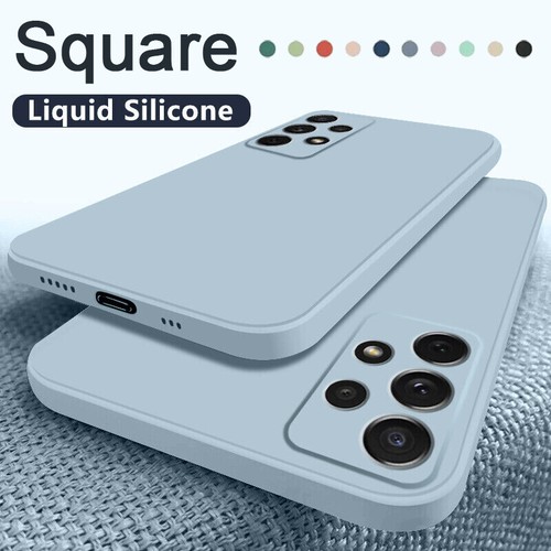 For Samsung S25/S24 Ultra/S23/22+/S21/ Square Liquid Silicone Phone Case Cover - Picture 2 of 24