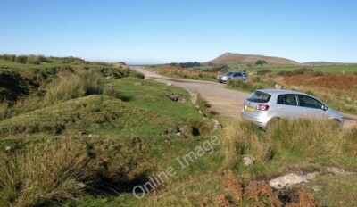 Photo 6x4 Car park below Gutter Tor Sheepstor Looking in the opposite dir c2010