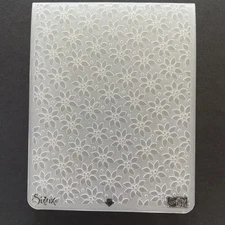 Stampin’ Up! Sizzix Petals A Plenty Embossing Folder Flower Background