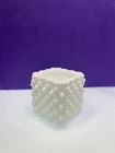 Fenton Glass Hobnail Milk glass Votive Toothpick Holder 2 1/4”