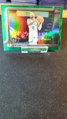 2025-26 Topps Flagship Damian Lillard Green Season Tip Off Foil /99