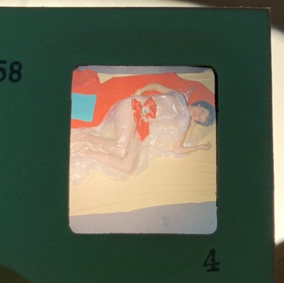 Stereo 3D 1950's Slide Woman Model Rare Old Vintage Realist 12264 S428