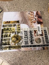 New Scrapbooking Items - Sports Themed-Various Stickers and Themed Pages