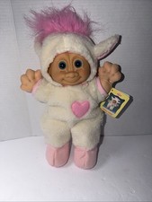13 Russ Troll Doll Vintage 90s Sheep Lamb Outfit Pink Heart Hair Y2K