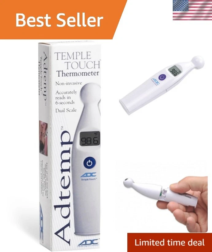 Adtemp Child-Friendly Digital Thermometer - Battery Operated, Quick Response