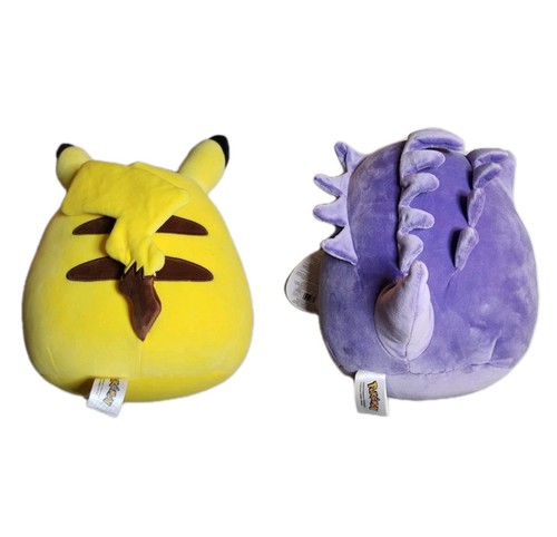 Pokemon x Squishmallow Pikachu und Gengar 10 Zoll 2er Set mit Etikett Brandneu - Bild 4 von 4