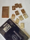 Lot: 22.5 Grams Silver Total: 10gram Valcambi Bar 10 Mixed 1gram Bars 2.5 G Bar