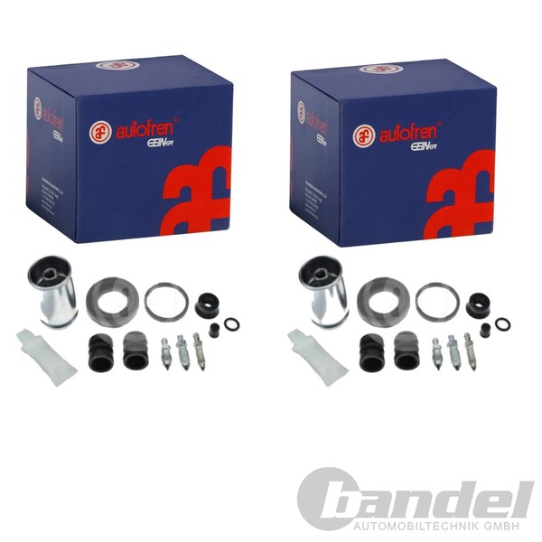 2X Autofren Bremssattel RAPARATUR-SATZ Hinten Passend FüR Audi 100 200 80 90 A4-image