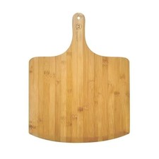 Pizza Peel, Extra Large Bamboo Pizza Paddle, 18" 18" x 14" XL Bamboo Peel Tan