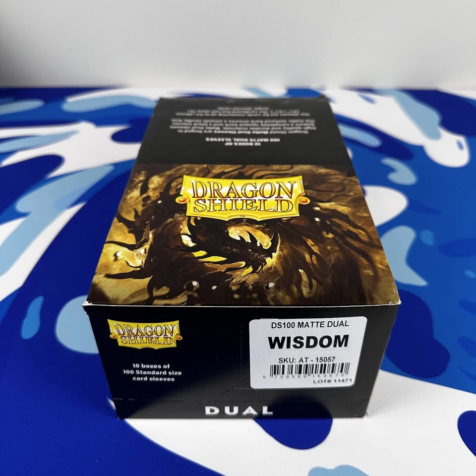 Dual Matte Wisdom Case Display Dragon Shield Standard Size Sleeves - 10 Packs - Image 2 of 2