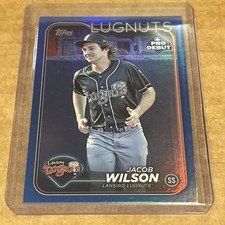 2024 Topps Pro Debut - Jacob Wilson #PD-40 Blue Foil 98 /150 (RC)