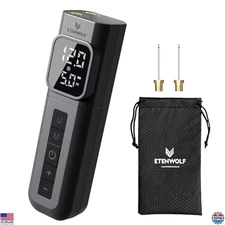 ETENWOLF P200 Electric Ball Pump 2000mAh Digital Pressure Gauge for Sports Balls