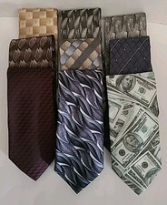 Lot of 9 Men's Neck Ties - Various Brands - Excellent Condition