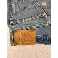 Vintage Levis 501XX Light Wash Straight Leg Denim Jeans 524 Made in USA 501-0000