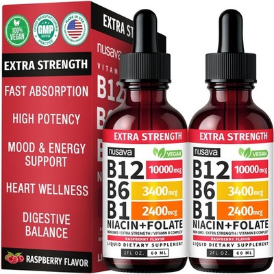 buy b12 liquid injection NUSAVA Vitamin Sublingual B Complex 10000mcg Raspberry 2 Pack Workarea: horse-vitamins-minerals Size:1000 mcg/ml - 10 ml x 1 12 deficiencies in animals B12 vitamin Store Vitamin
