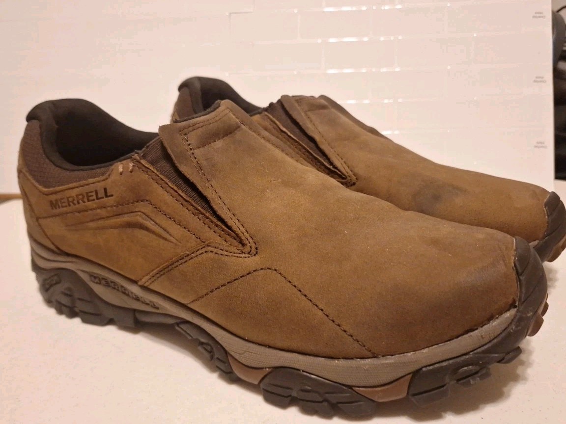 Scarpe da uomo Merrell Moab Adventure Moc casual in pelle taglia US 12
