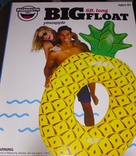BIgMouth Inc Giant Pineapple Pool Float Raft Inflatable 6' - New