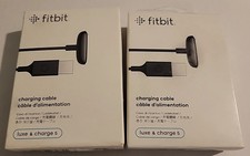 Fitbit Luxe  Charge 5 Charging Cable Genuine 2 pack NEW in boxes FREE SHIPPING